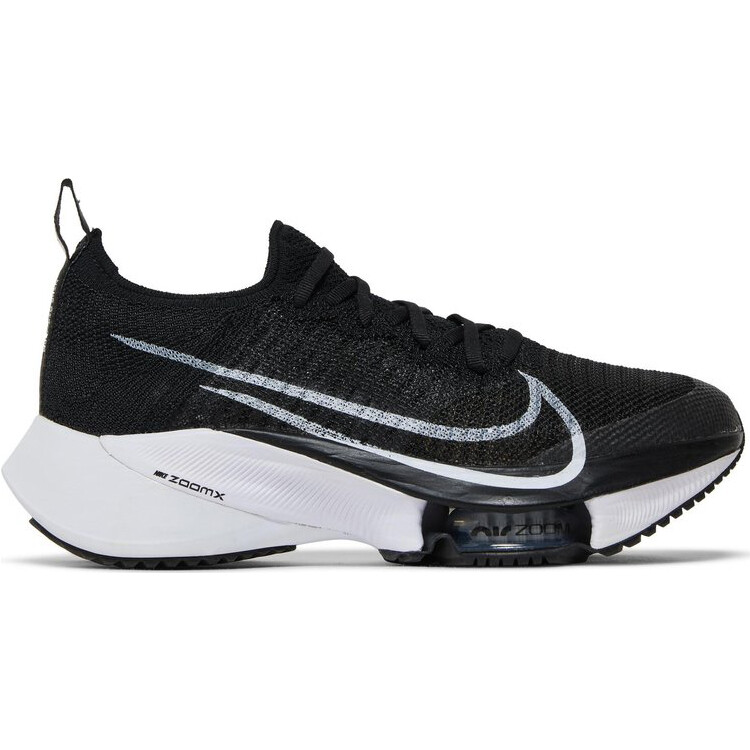 Кроссовки Nike Wmns Air Zoom Tempo NEXT% Flyknit 'Black White', черный кроссовки nike wmns air zoom structure 24 white magic ember белый