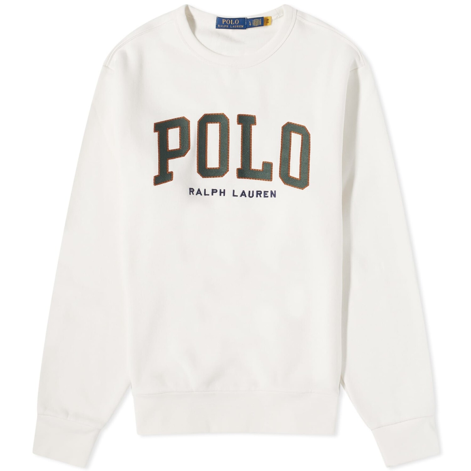 

Свитшот Polo Ralph Lauren Polo College Logo Crew, белый