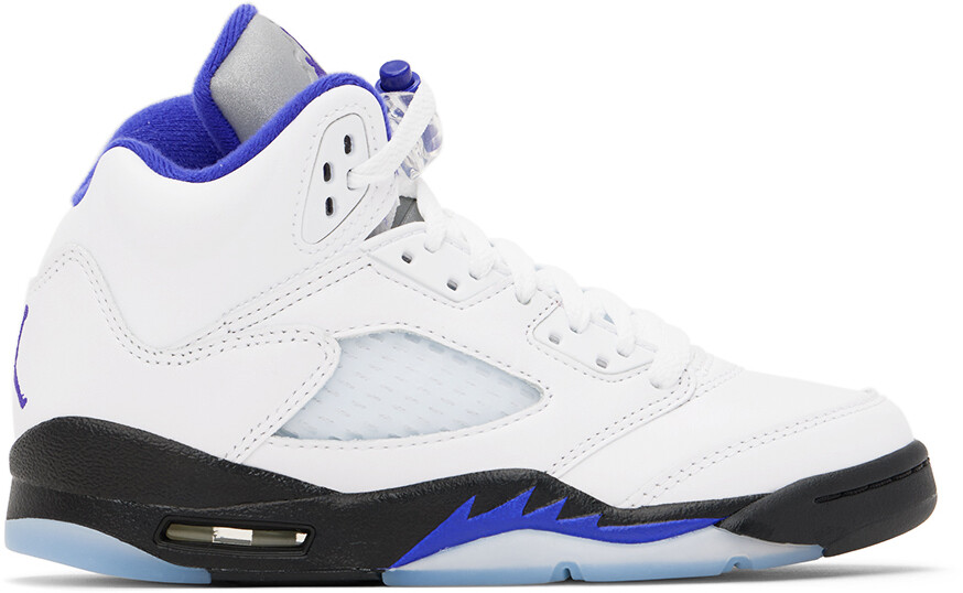 

Белый - Кроссовки Air Jordan 5 Retro для больших детей Nike Jordan
