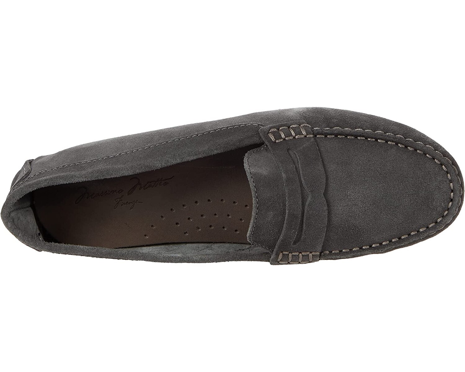 

Лоферы Suede Penny Driver Massimo Matteo, графит