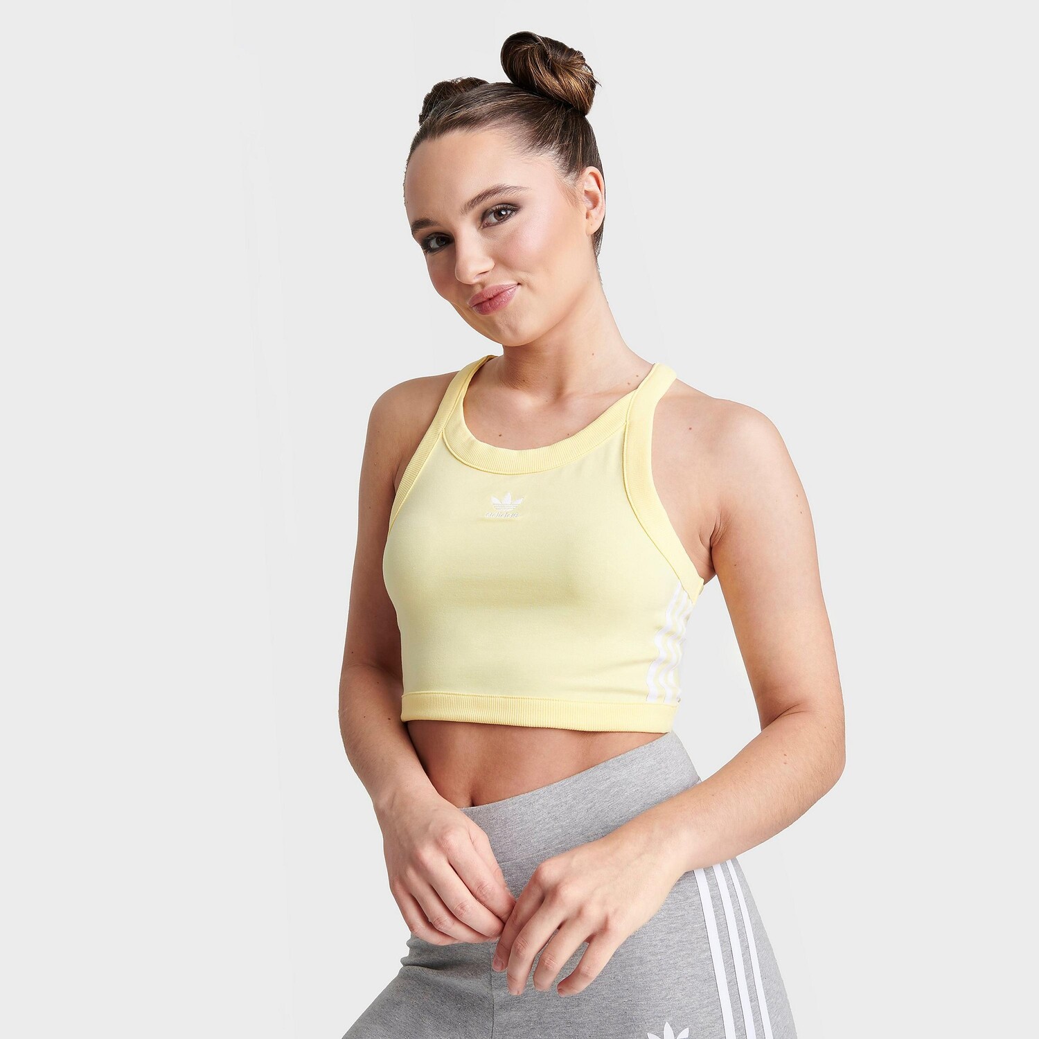 

Женская укороченная майка adidas Originals, желтый
