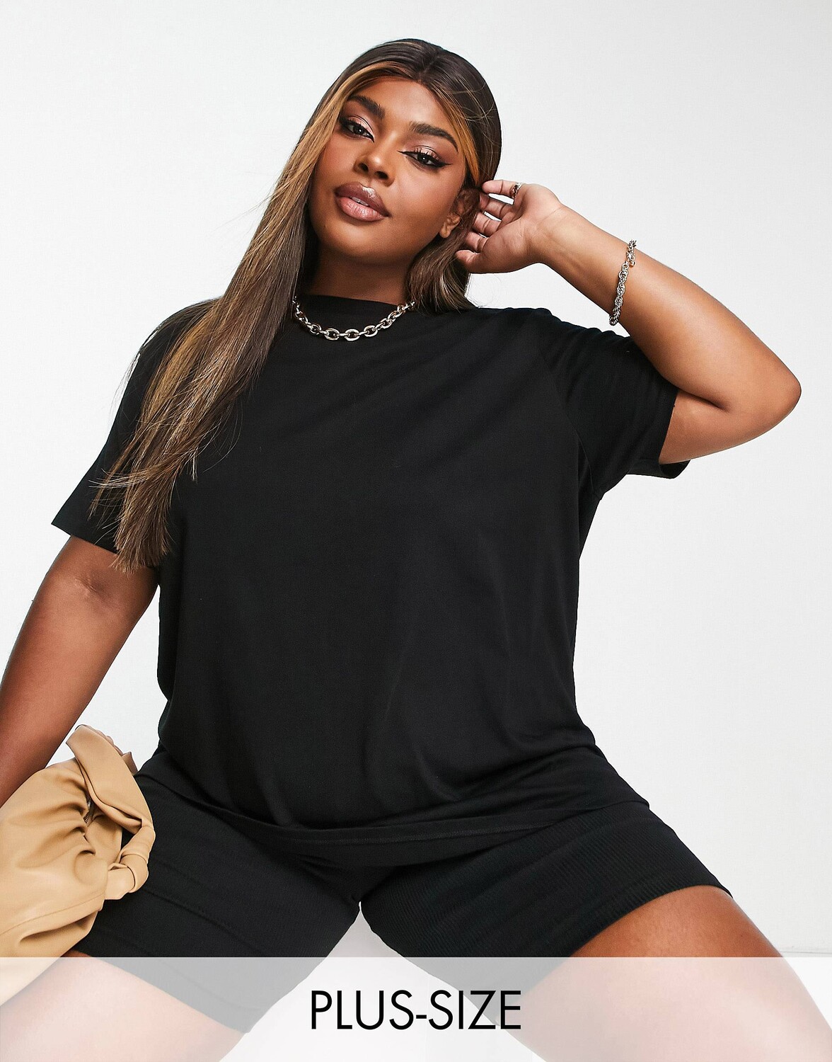 

Хлопковая футболка оверсайз ASOS 4505 Curve icon