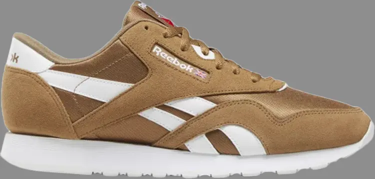 

Кроссовки classic nylon 'thatch' Reebok, коричневый