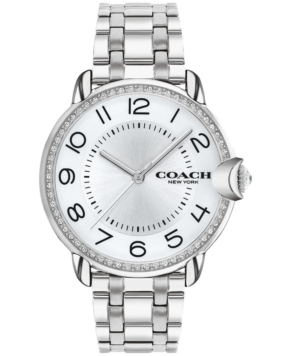 

Женские часы arden с серебристым браслетом из нержавеющей стали, 36 мм COACH, мульти