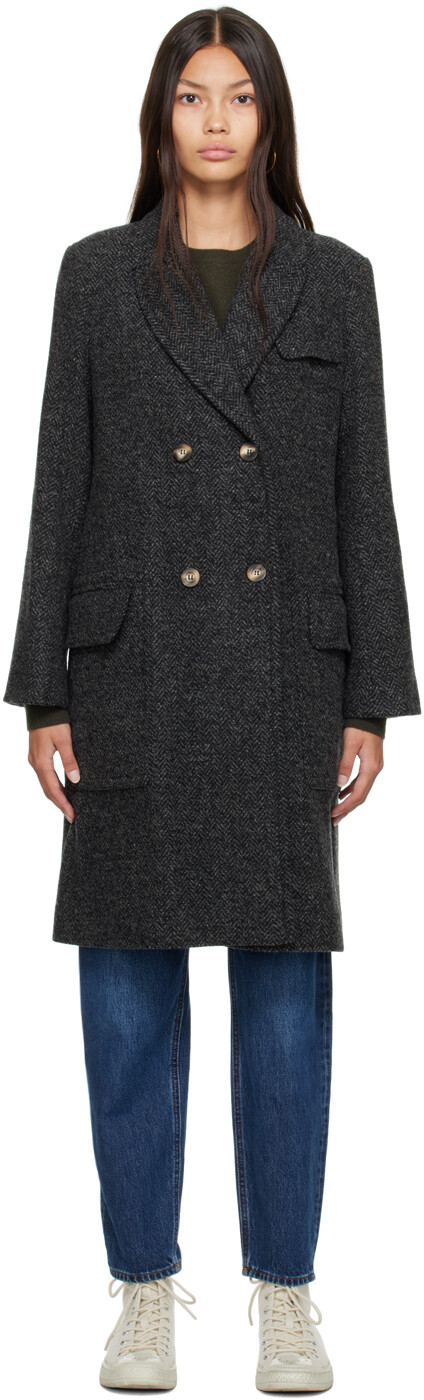 

Серое пальто Джины A.P.C., Серый