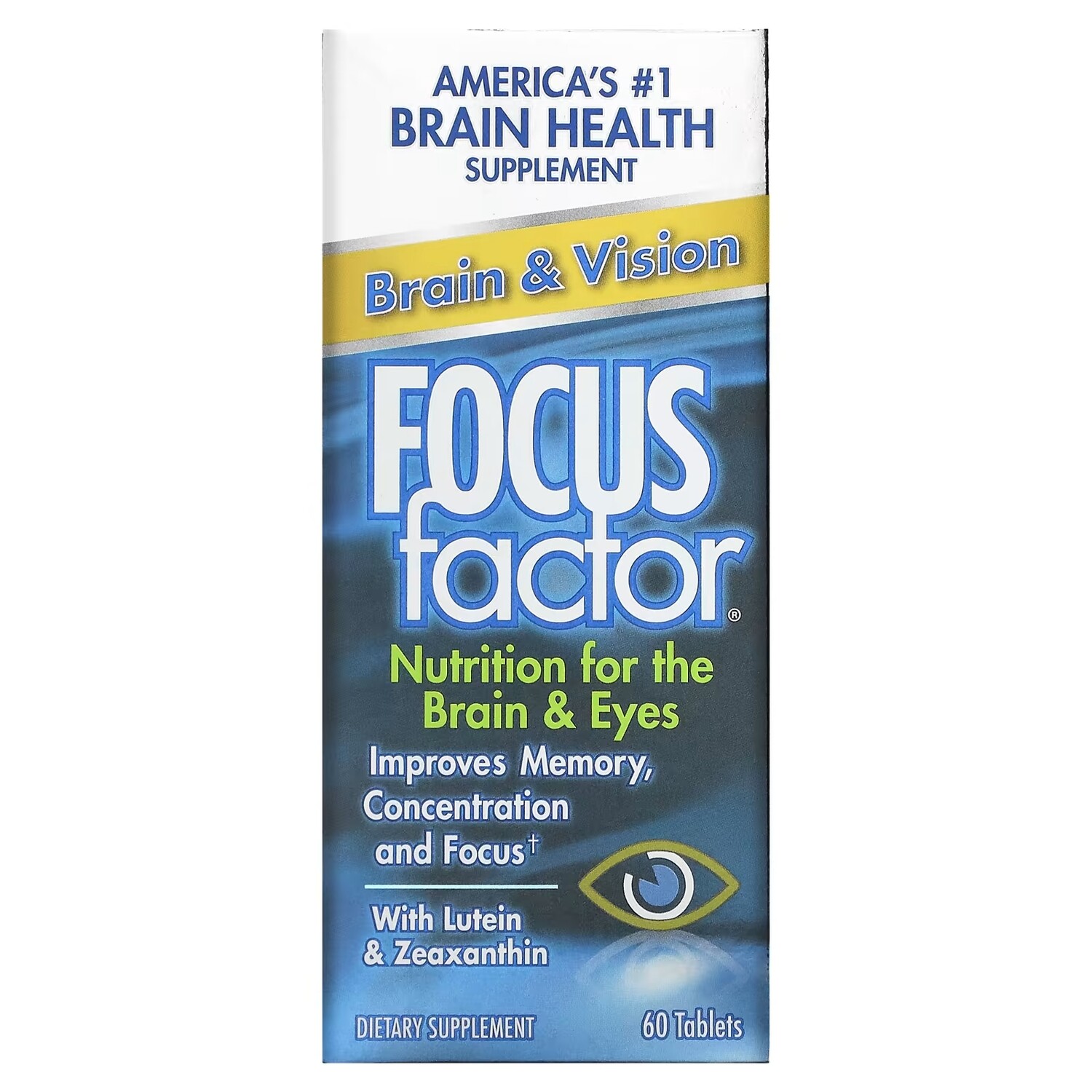 

Focus Factor Brain & Vision, 60 таблеток
