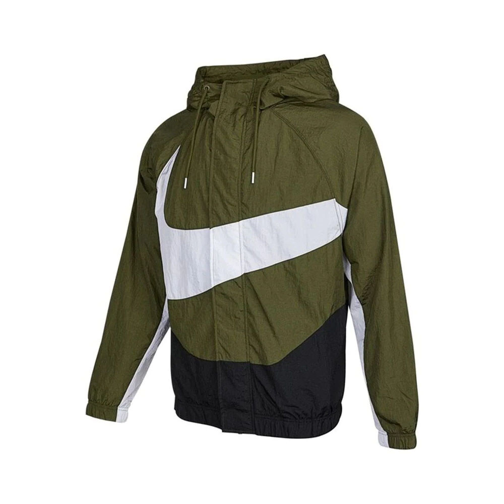 

Куртка Nike Sportswear Swoosh Hooded, зеленый/черный