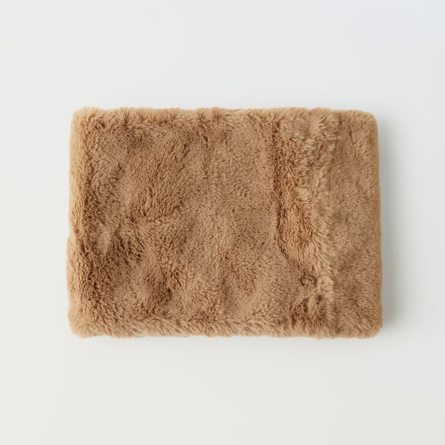 

Детский снуд Zara Faux Fur, коричневый