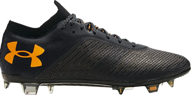 

Бутсы Under Armour Shadow Pro FG Black Orange Shock, черный