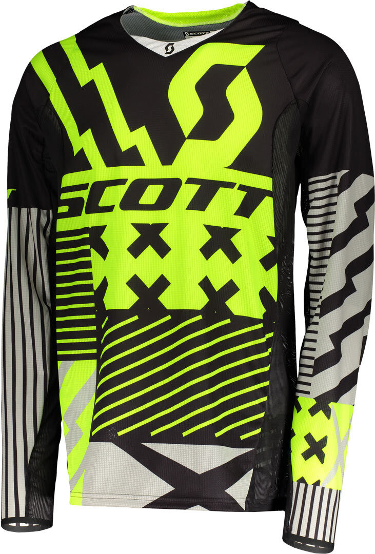 

Кофта Scott 450 Patchwork с логотипом, черный/желтый