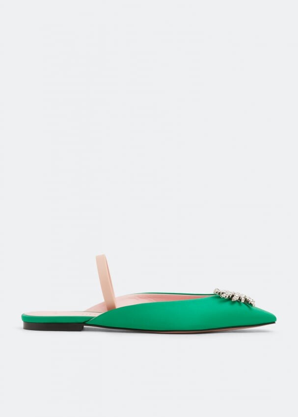 

Мюли PIFERI Drizella flat mules, зеленый
