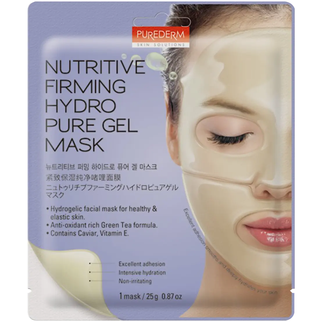 

Purederm Nutritive Firming Hydro Pure Gel Mask гелевая укрепляющая маска для лица, 25 г