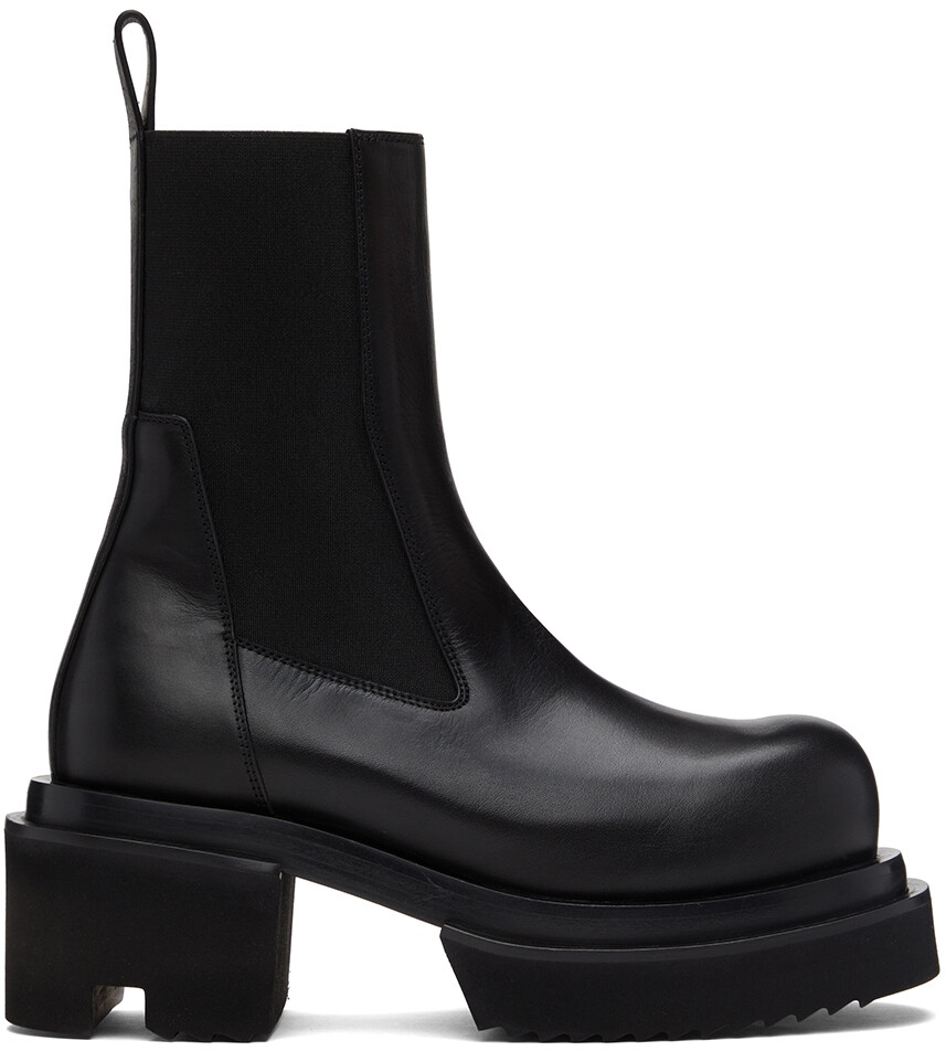 

Черные ботинки челси Beatle Bogun Rick Owens, Черный