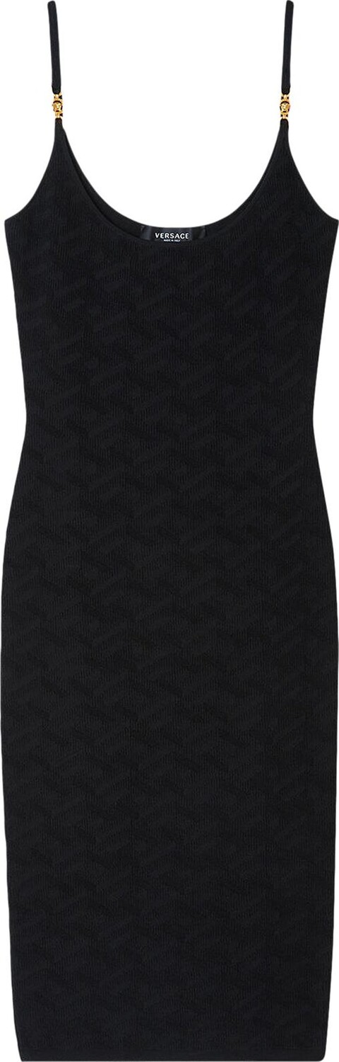 

Платье Versace La Greca Knit Midi Dress 'Pink', розовый