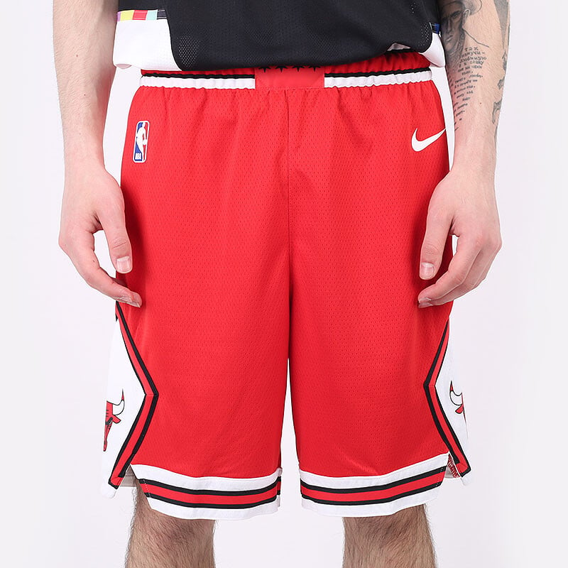 

Шорты Nike NBA Chicago Bulls Icon Edition Swingman, красный