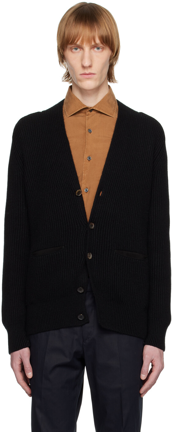 

Черный кардиган на пуговицах ZEGNA