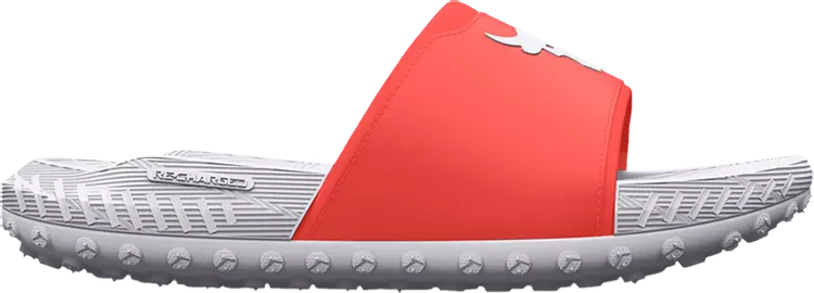 

Сандалии Under Armour Project Rock 3 Slide After Burn White, красный
