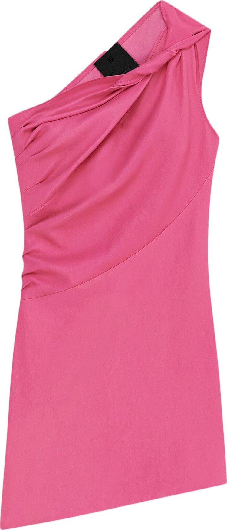 Платье Givenchy Draped Mini Dress 'Fuchsia', розовый - фото