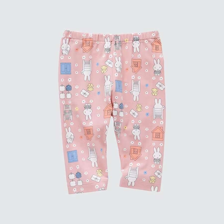 

Леггинсы Uniqlo UT Miffy Leggings Regular Fit, розовый