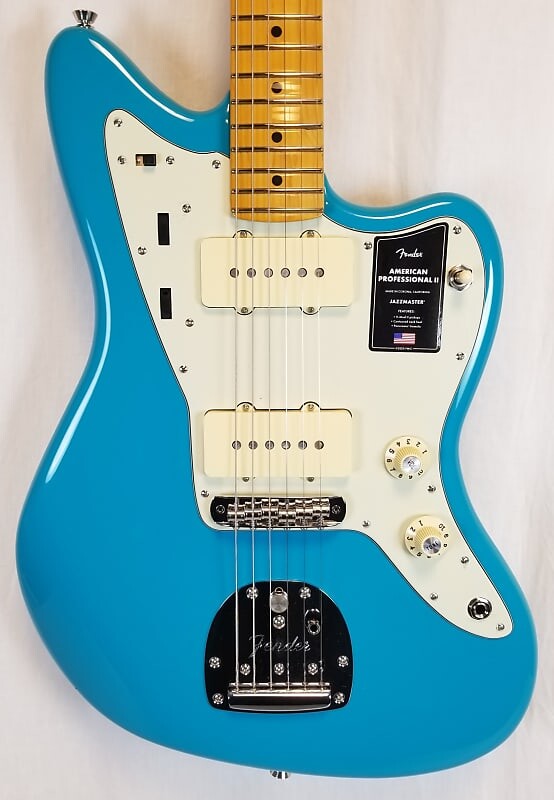 

Электрогитара Fender American Professional II Jazzmaster, кленовый гриф, синий Майами с футляром 0113972719