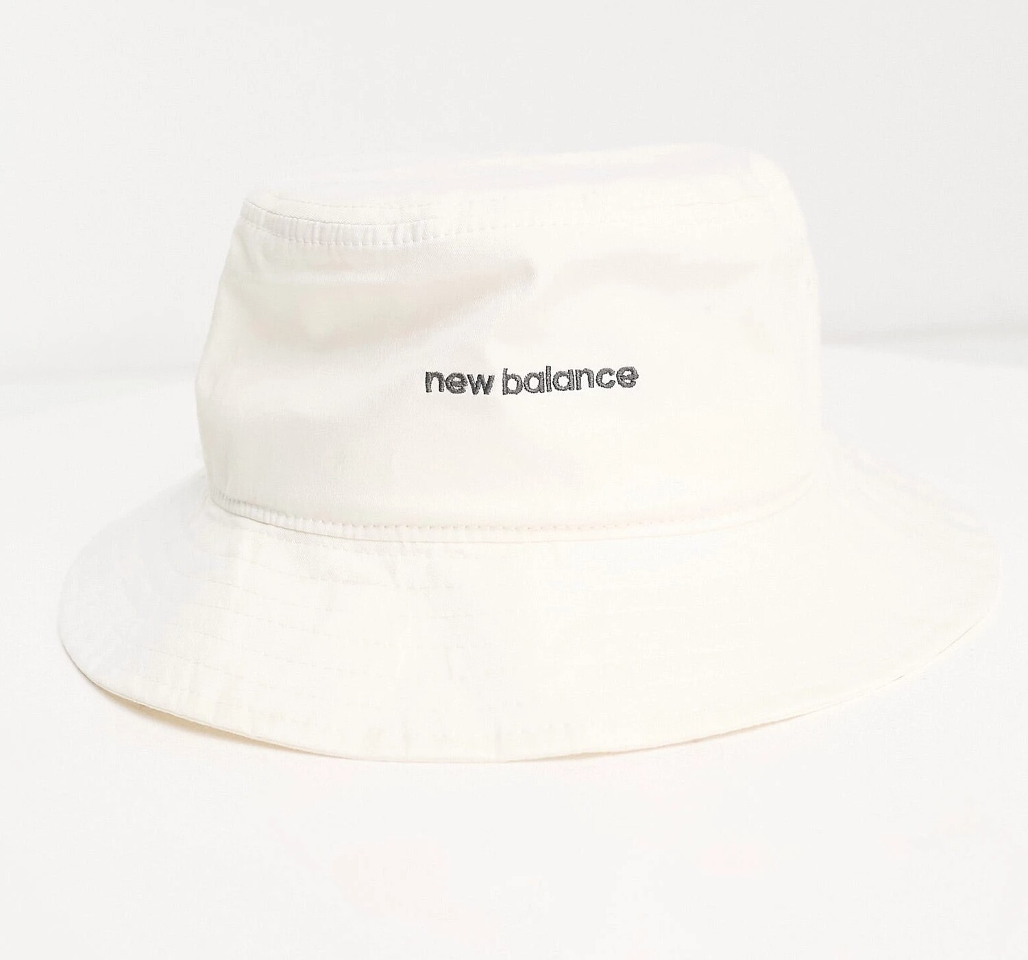 Панама New Balance Linear Logo Bucket, белый