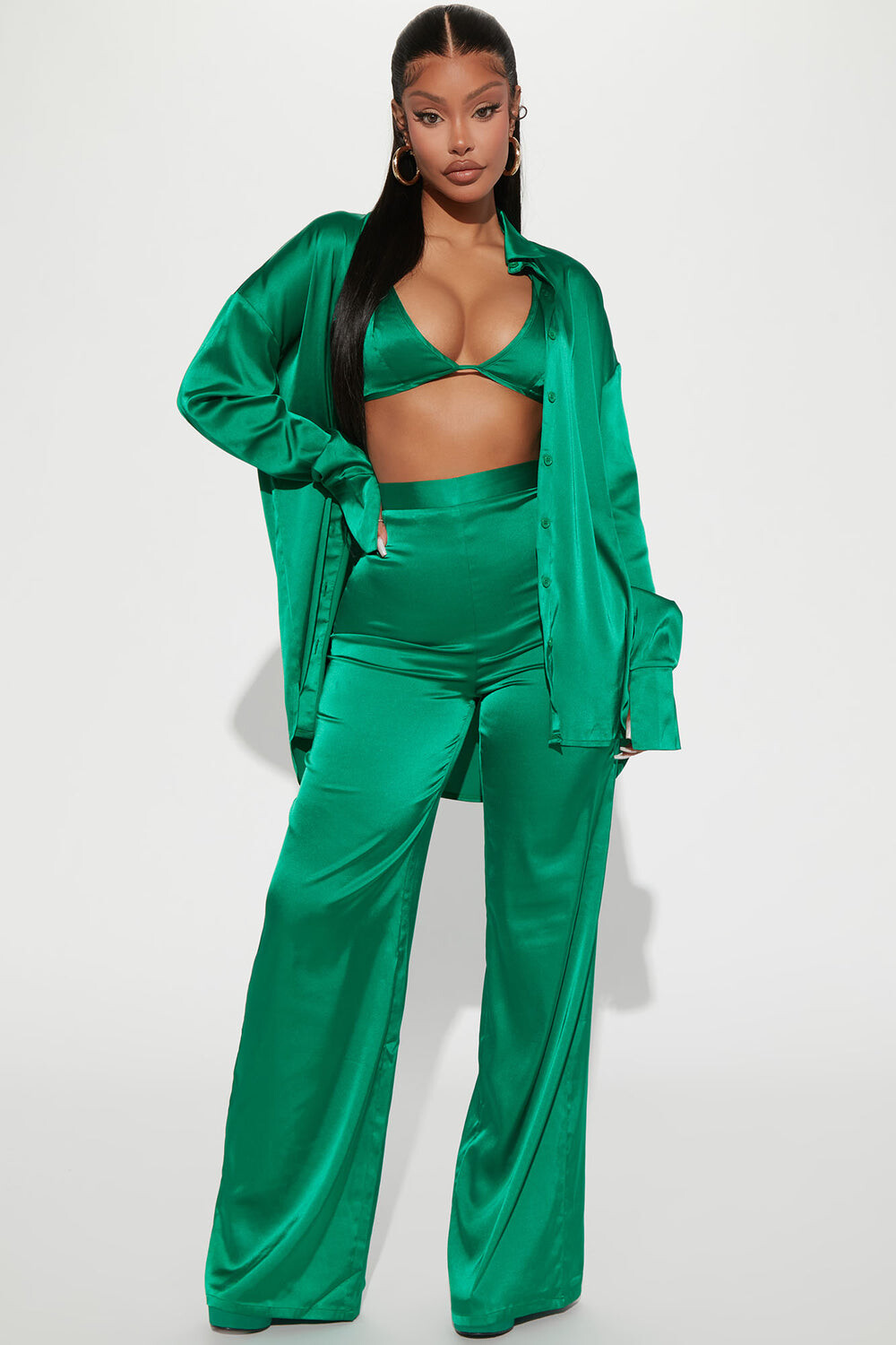 

Брюки Fashion Nova IMSET61365, зеленый