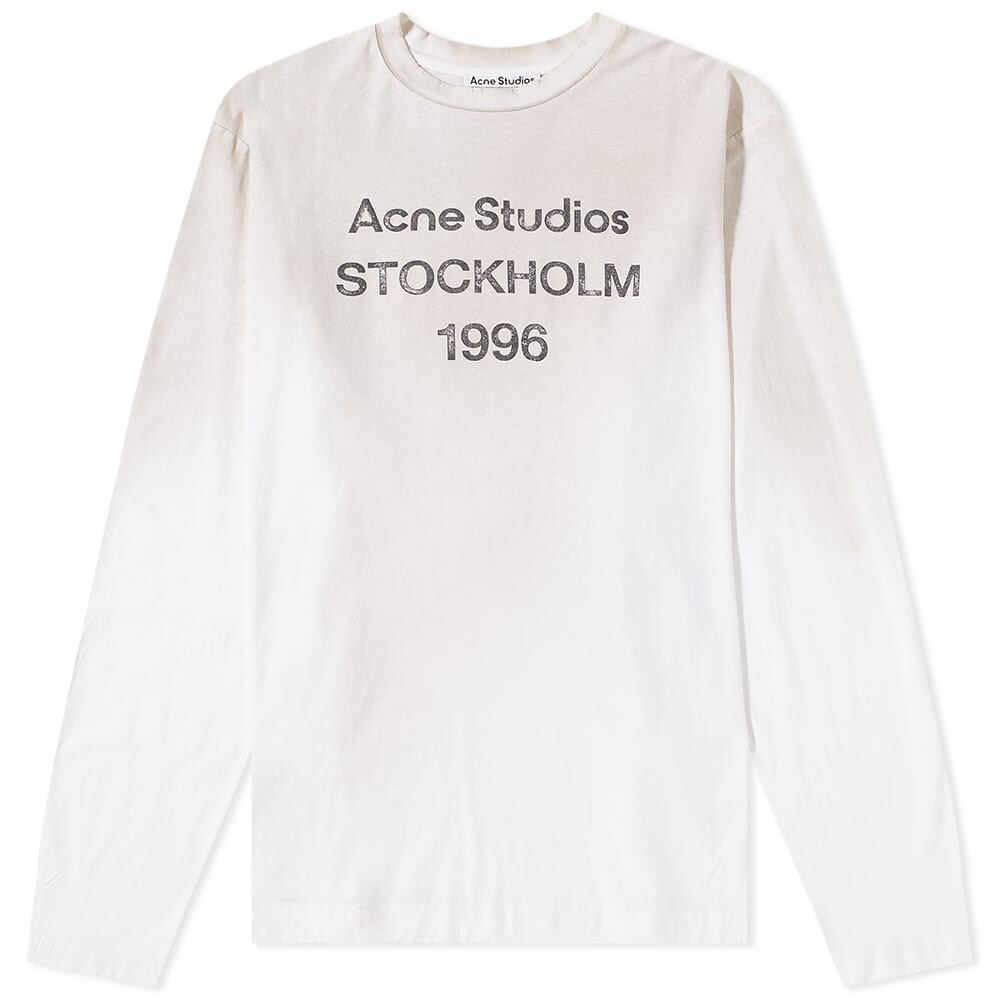 

Футболка Acne Studios Edden 1996 Long Sleeve Tee, Серый