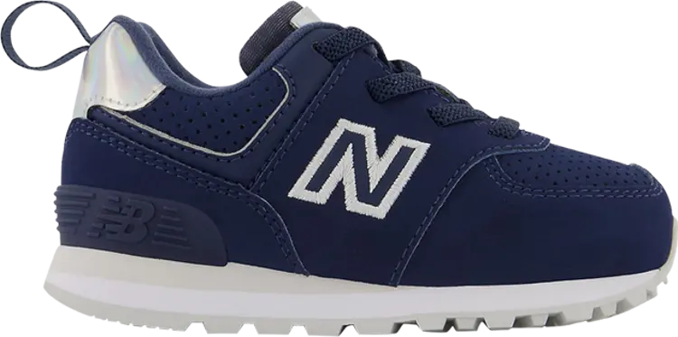 

Кроссовки New Balance 574 Bungee Toddler Wide 'Natural Indigo', фиолетовый