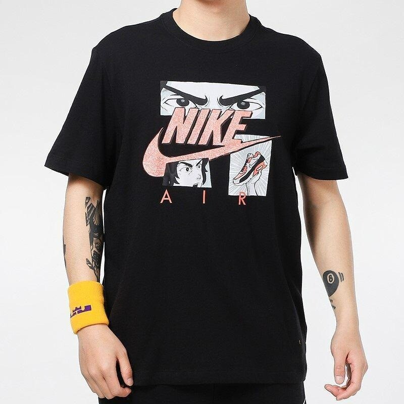 

Футболка Nike AS Nike Sportswear Tee MANGA HBR, черный/мультиколор