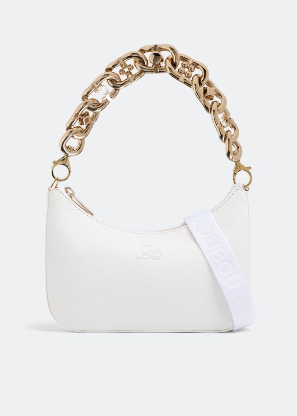 Сумка CHRISTIAN LOUBOUTIN Loubila Chain mini bag, белый ассоциации цепочкой большой маленький