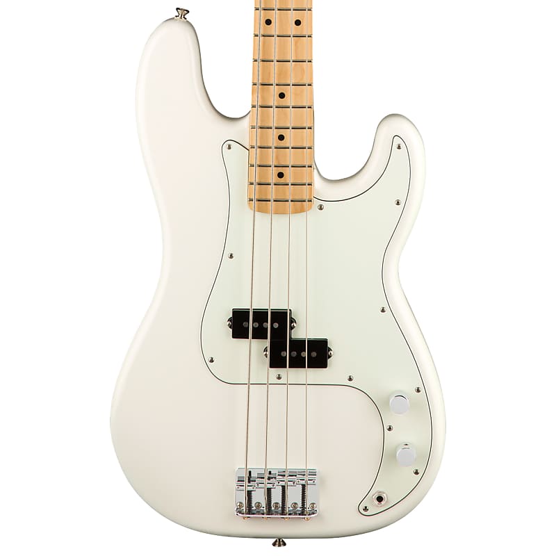 цена Fender Player Series Precision Bass - кленовый гриф, полярно-белый 014-9802-515