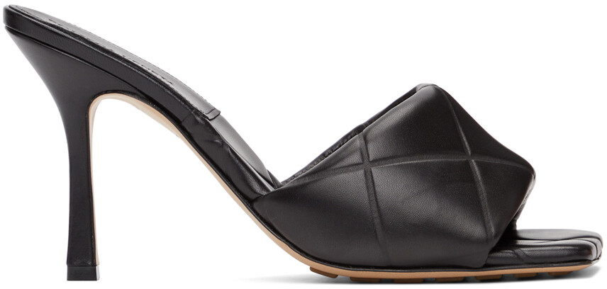 

Черные босоножки на каблуке The Rubber Lido Bottega Veneta