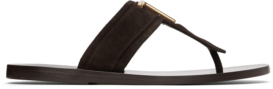 

Коричневые сандалии Brighton TOM FORD
