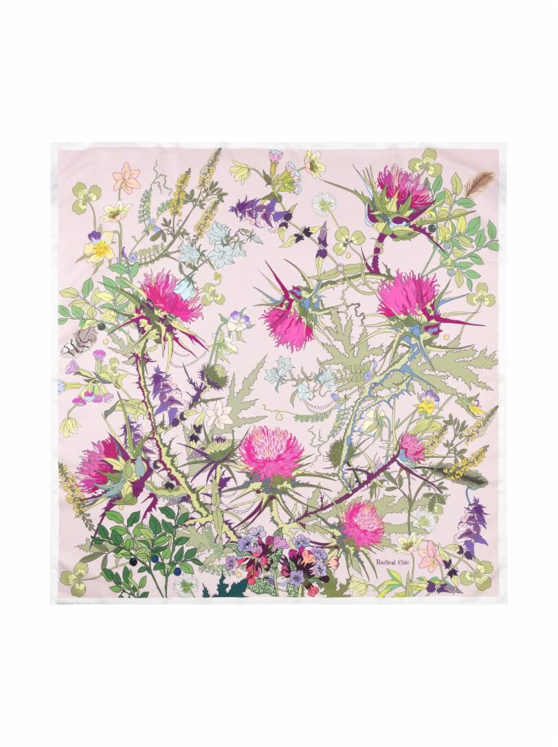 

Шелковый платок Scottish rose Radical Chic