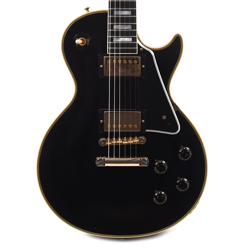 

Gibson Custom Shop Murphy Lab 1957 Les Paul Custom Reissue 2-Pickup Ebony Ultra Light Aged (серийный номер 721802)