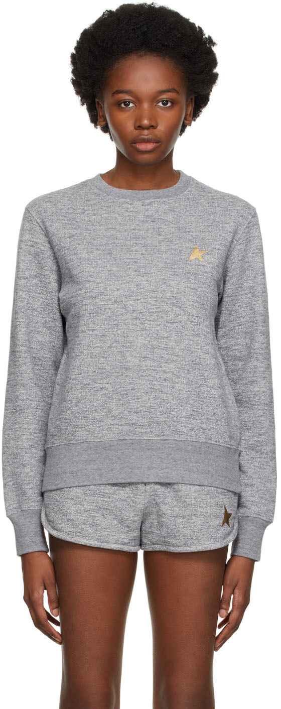 

Серый свитер со звездами Athena Golden Goose