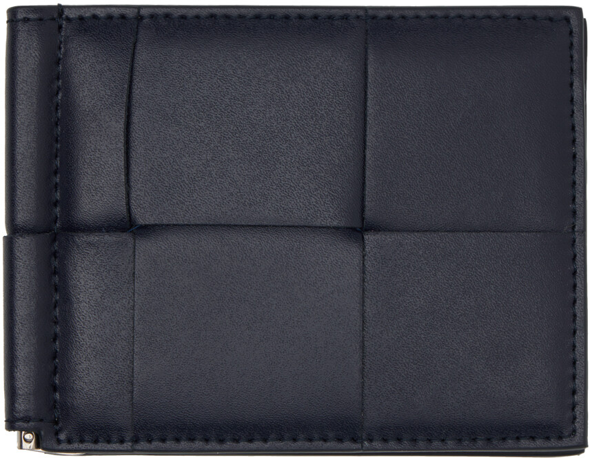 

Темно-синий бумажник Bill Clip Bifold Bottega Veneta