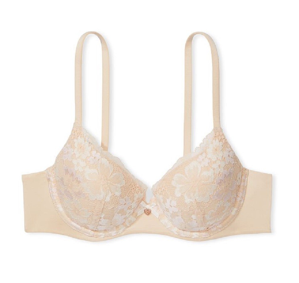 

Бюстгальтер Victoria's Secret Body By Victoria Smooth Lightly Lined Demi, светло-бежевый