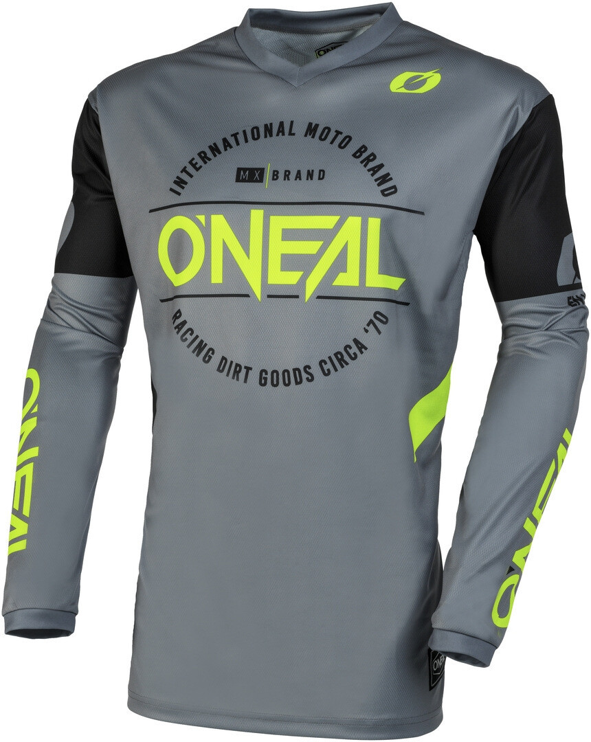 

Джерси Oneal Element Brand мотокросс, серый/черный