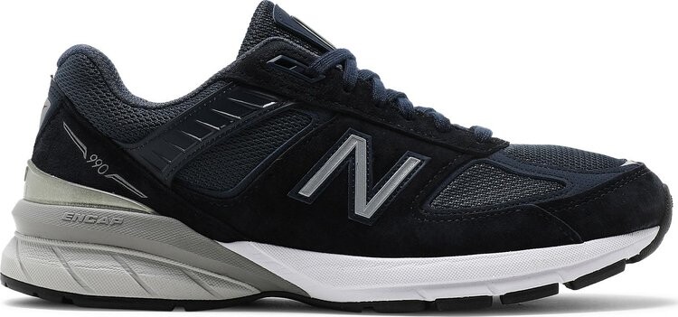 

Кроссовки New Balance Wmns 990v5 Made in USA Wide 'Navy Silver', синий