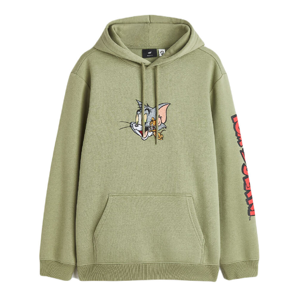 

Худи H&M Tom and Jerry Regular Fit, зеленый