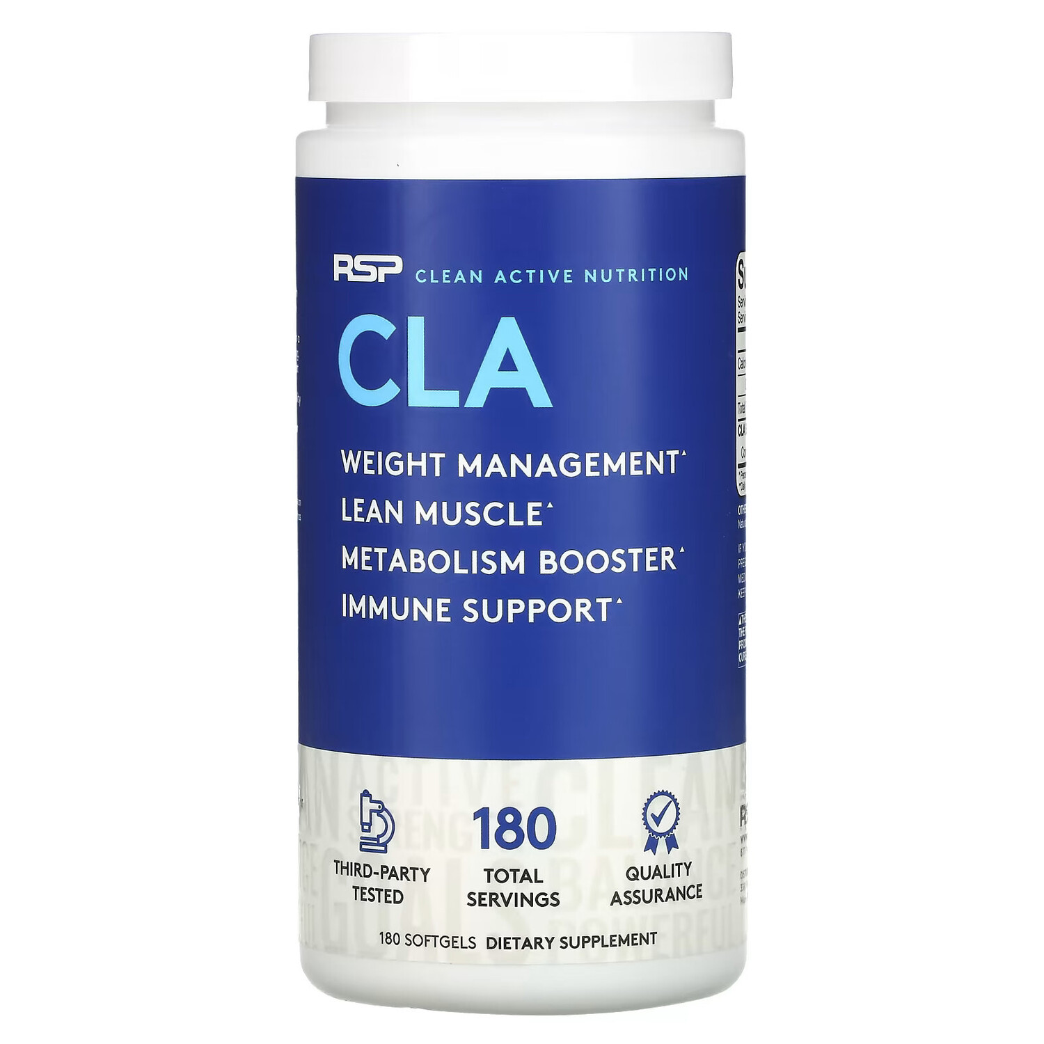 

RSP Nutrition, CLA, коррекция веса, 180 мягких таблеток