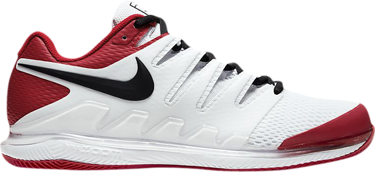 Лимитированные кроссовки Nike Court Air Zoom Vapor X HC 'White University Red', белый - фото