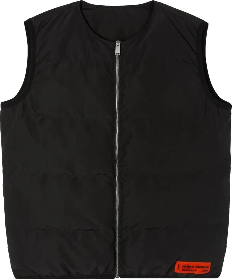 

Жилет Heron Preston Logo Tape Nylon Padded Vest 'Black', черный