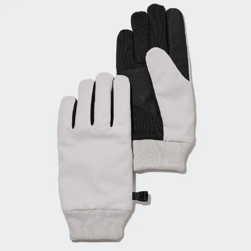 

Перчатки Uniqlo Kids Heattech Lined Touchscreen Thermal, светло-серый