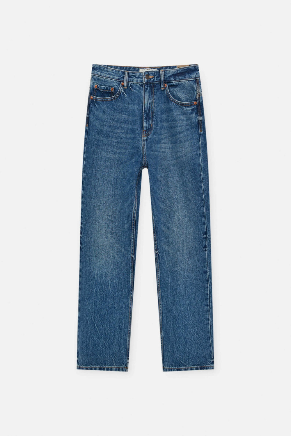 

Джинсы Pull & Bear Relaxed Fit, средне-синий