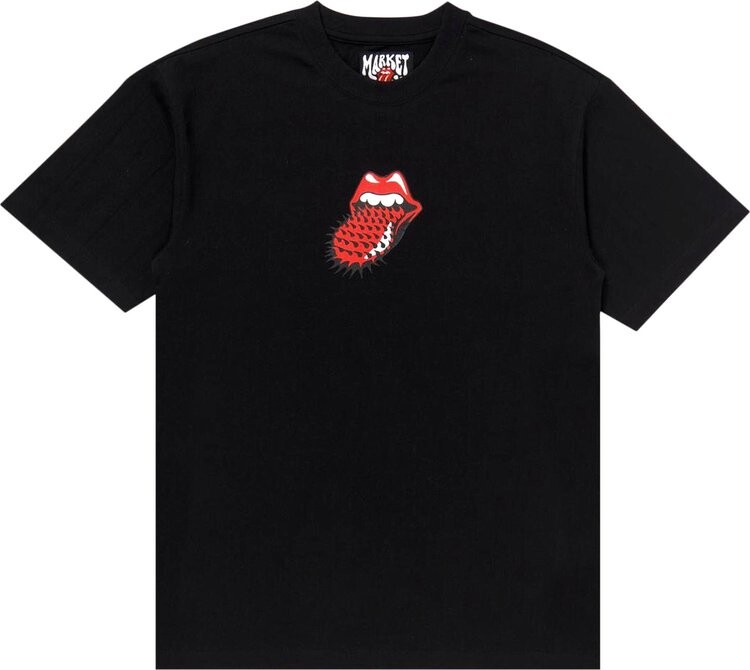 

Футболка Market x Rolling Stones Never Satisfied Tee 'Black', черный