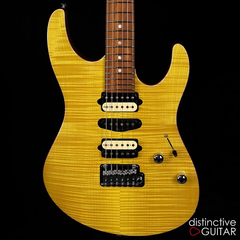 

Электрогитара Suhr Modern Custom - Trans Lemon Yellow - Flame Maple Top