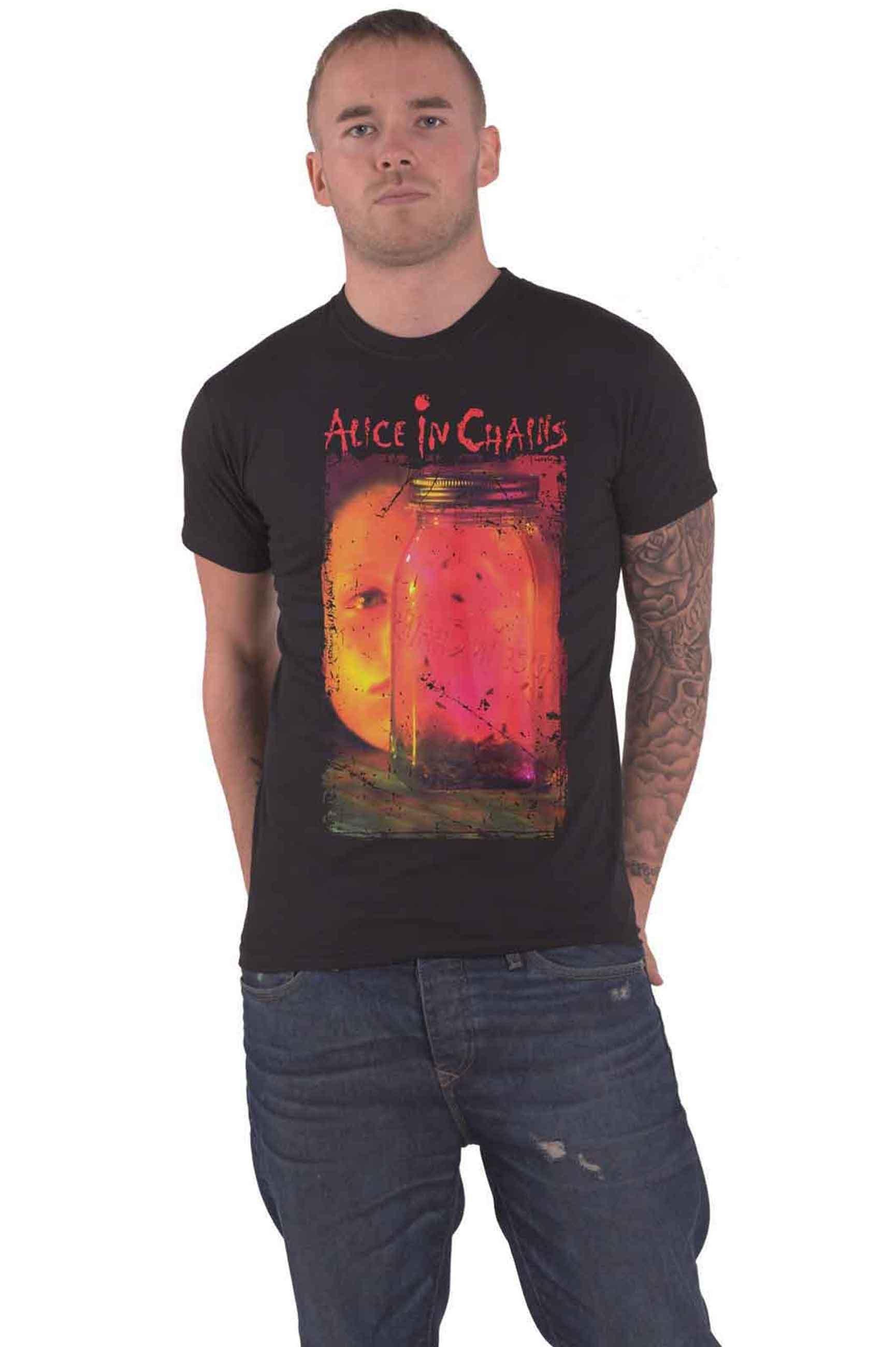 Футболка Jar Of Flies Alice In Chains, черный vintage 1994 alice in chains jar of flies concert tour shirt best reprint new