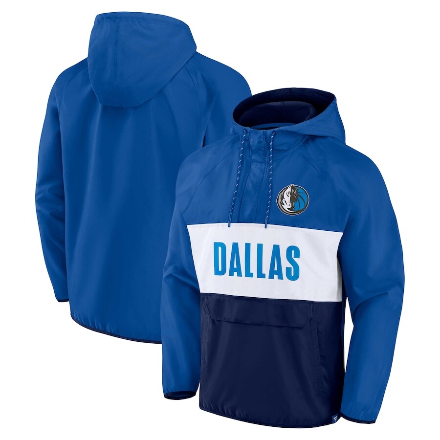 

Толстовка на молнии Fanatics Branded Dallas Mavericks, роял